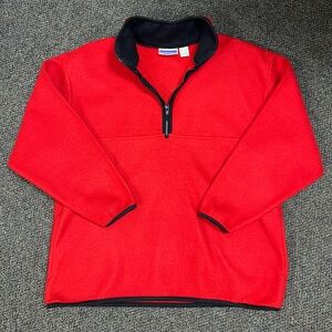 Vintage North Creat Red Quarter Zip
